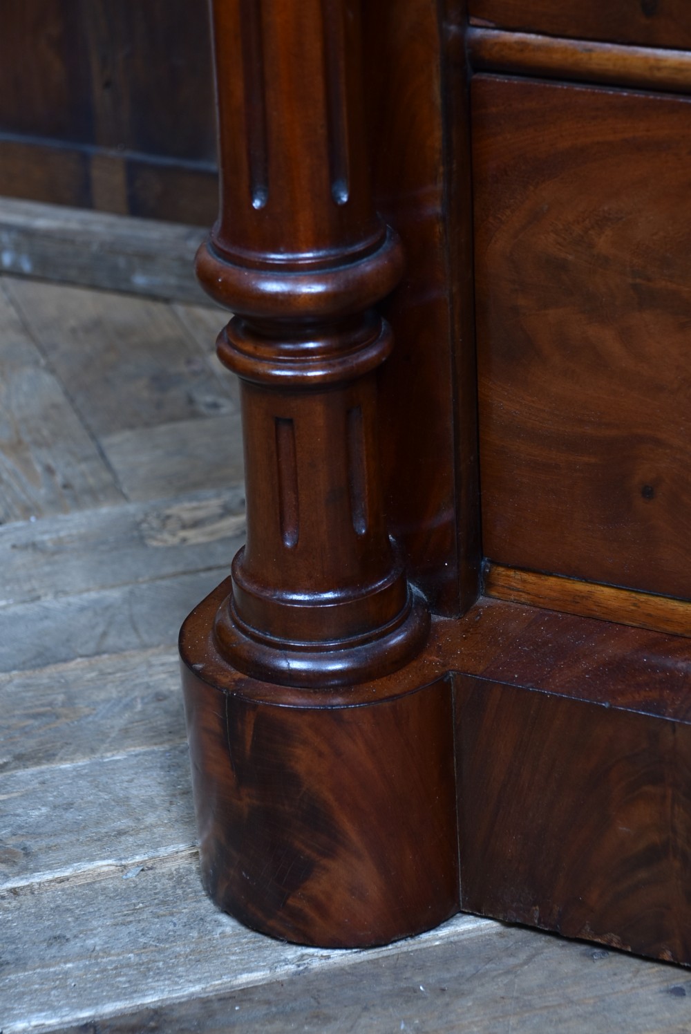 Victorian Scottish Mahogany Ogee/ Chest of Drawers View VII