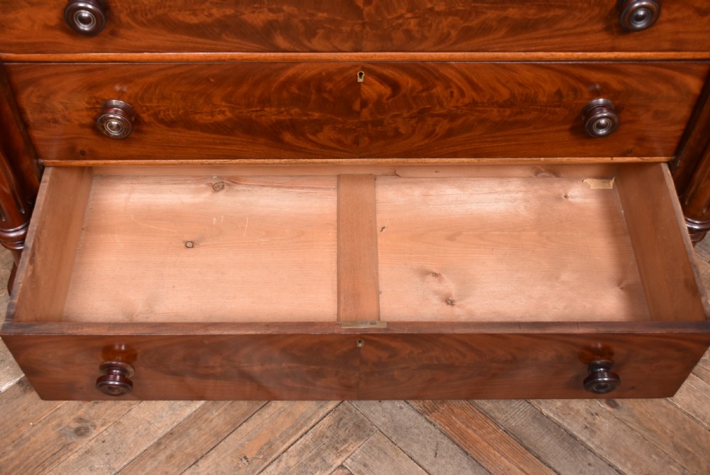 Victorian Scottish Mahogany Ogee/ Chest of Drawers View VIII