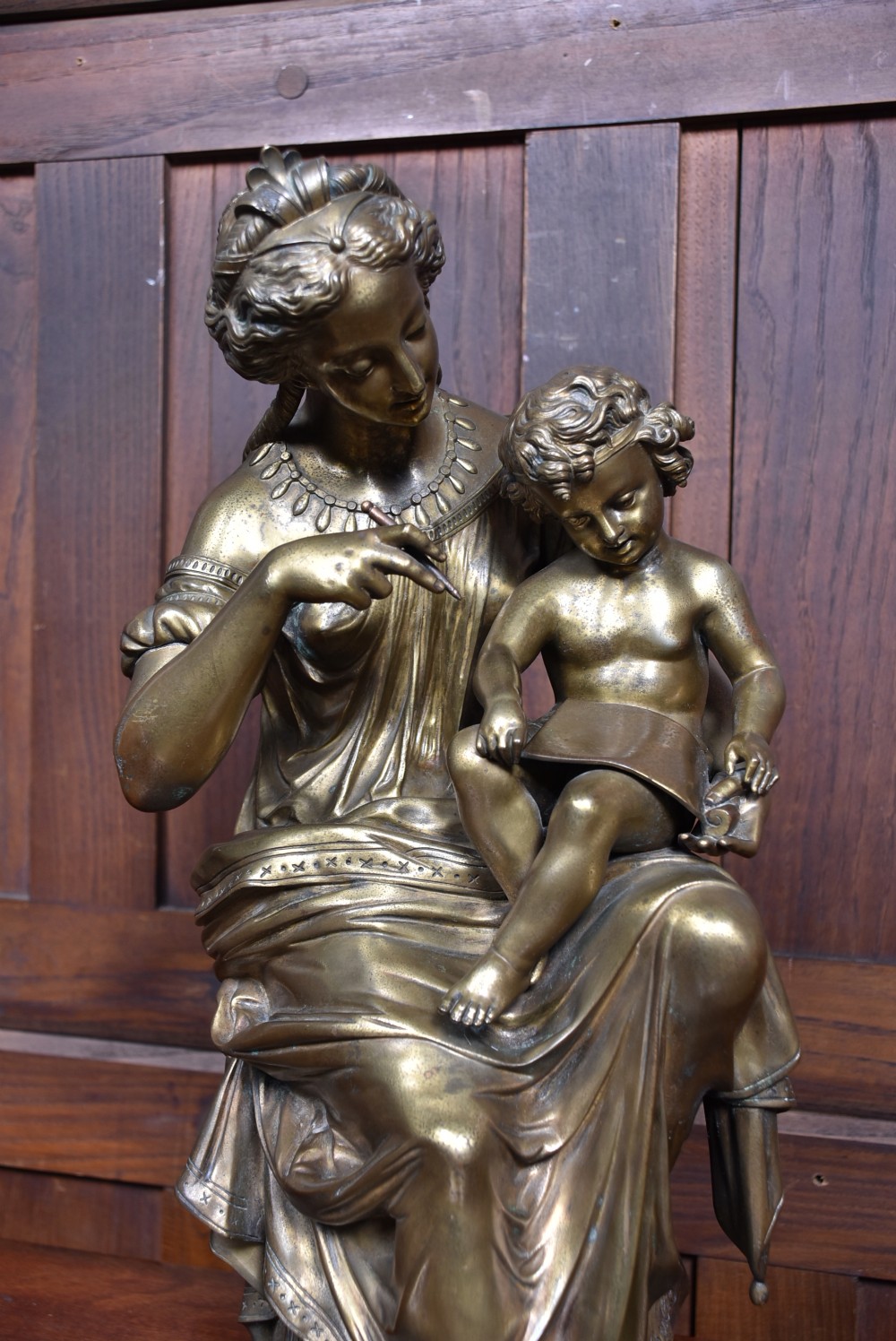 Bulio Bronze Mother and Child View II