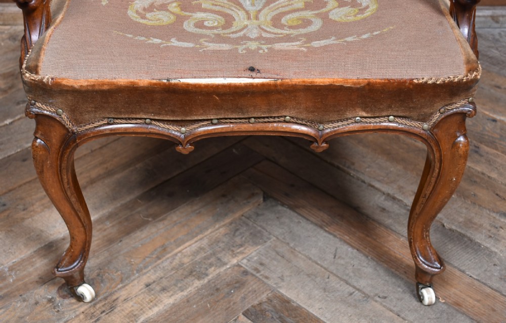 Victorian Walnut Chair View VII