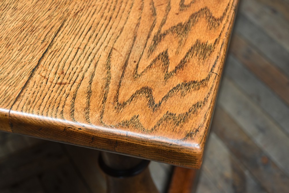 Victorian Oak Refectory Table by Whytock & Reid of Edinburgh View V