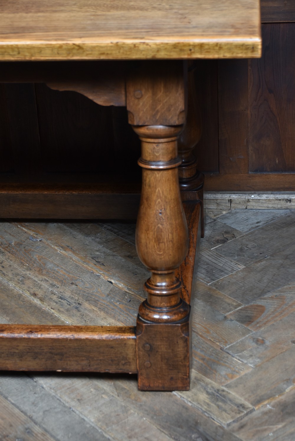 Victorian Oak Refectory Table by Whytock & Reid of Edinburgh View X