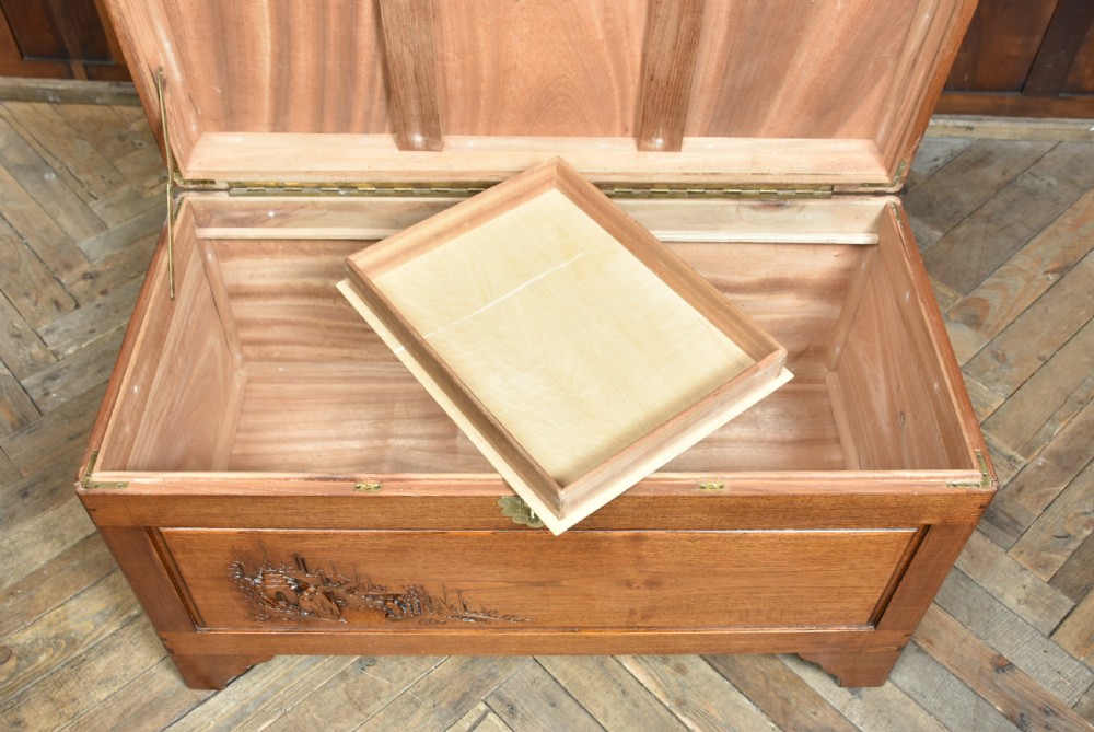 Chinese Camphor Wood Storage/Blanket Box View XIII