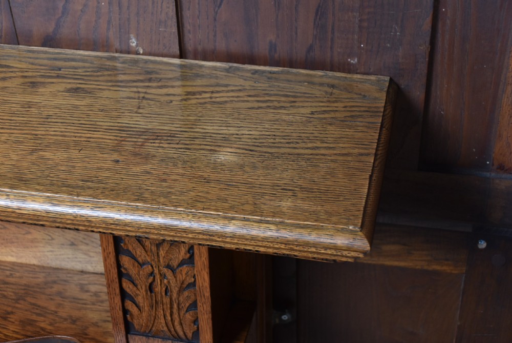 Edwardian Oak Fire Surround View XIII
