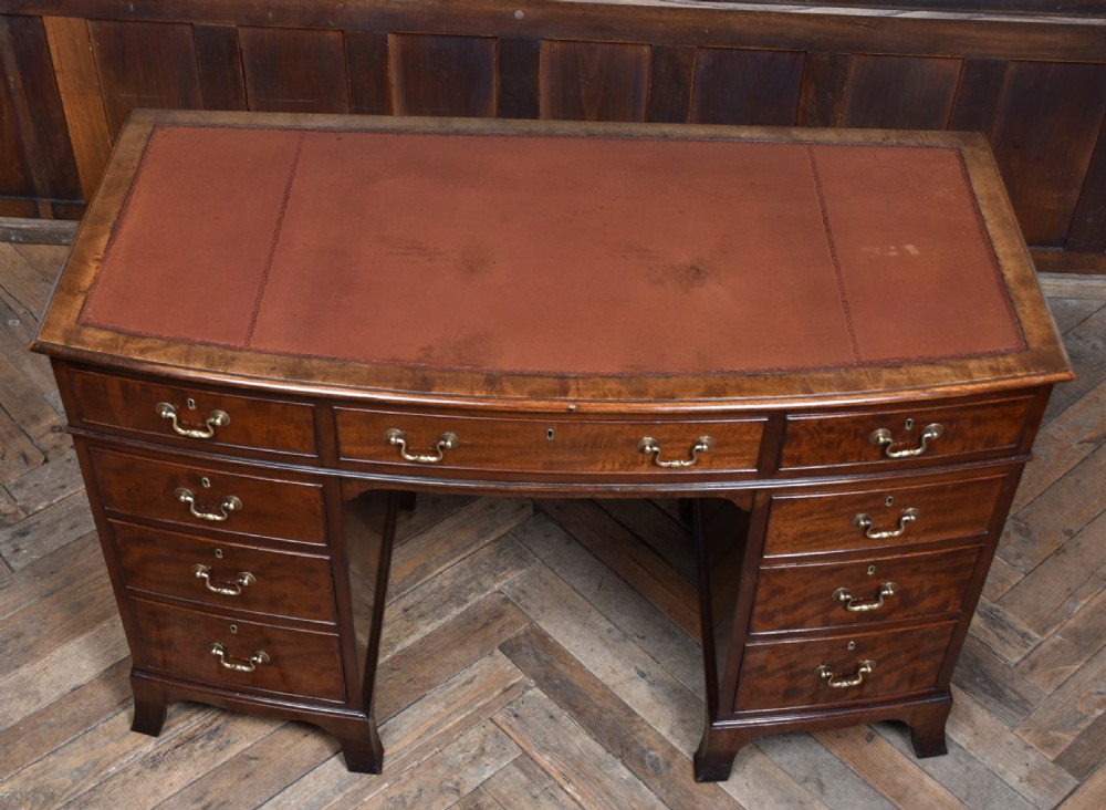 Edwardian Mahogany Writing Desk View II