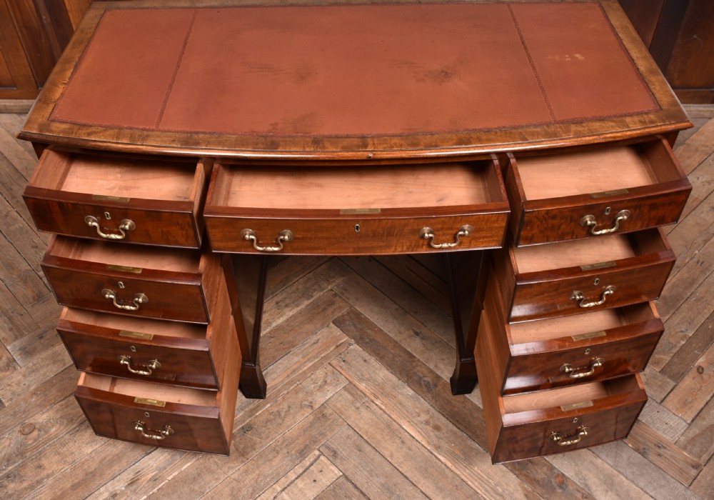 Edwardian Mahogany Writing Desk View XI