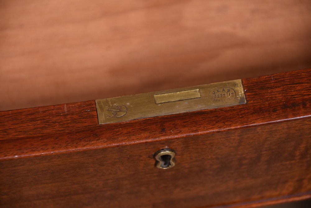 Edwardian Mahogany Writing Desk View XII