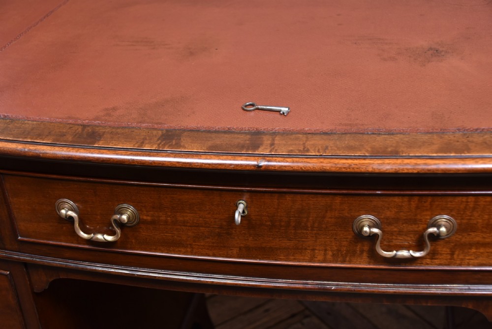 Edwardian Mahogany Writing Desk View XVIII