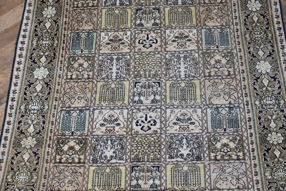 Vintage Hand-knotted Silk Rug View III