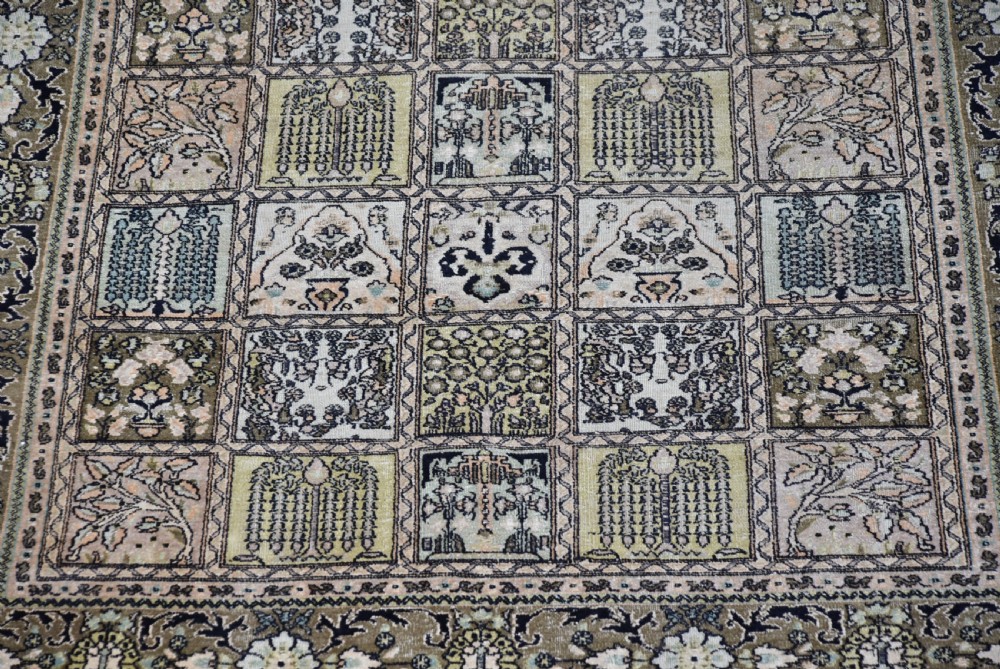  Vintage Hand-knotted Silk Rug View VI