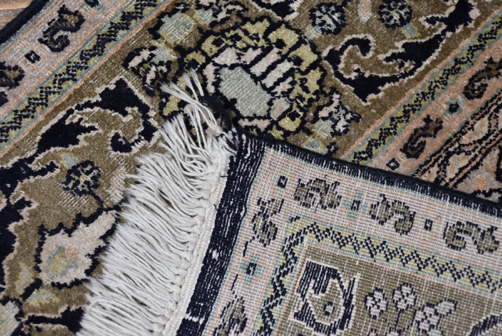  Vintage Hand-knotted Silk Rug View XI
