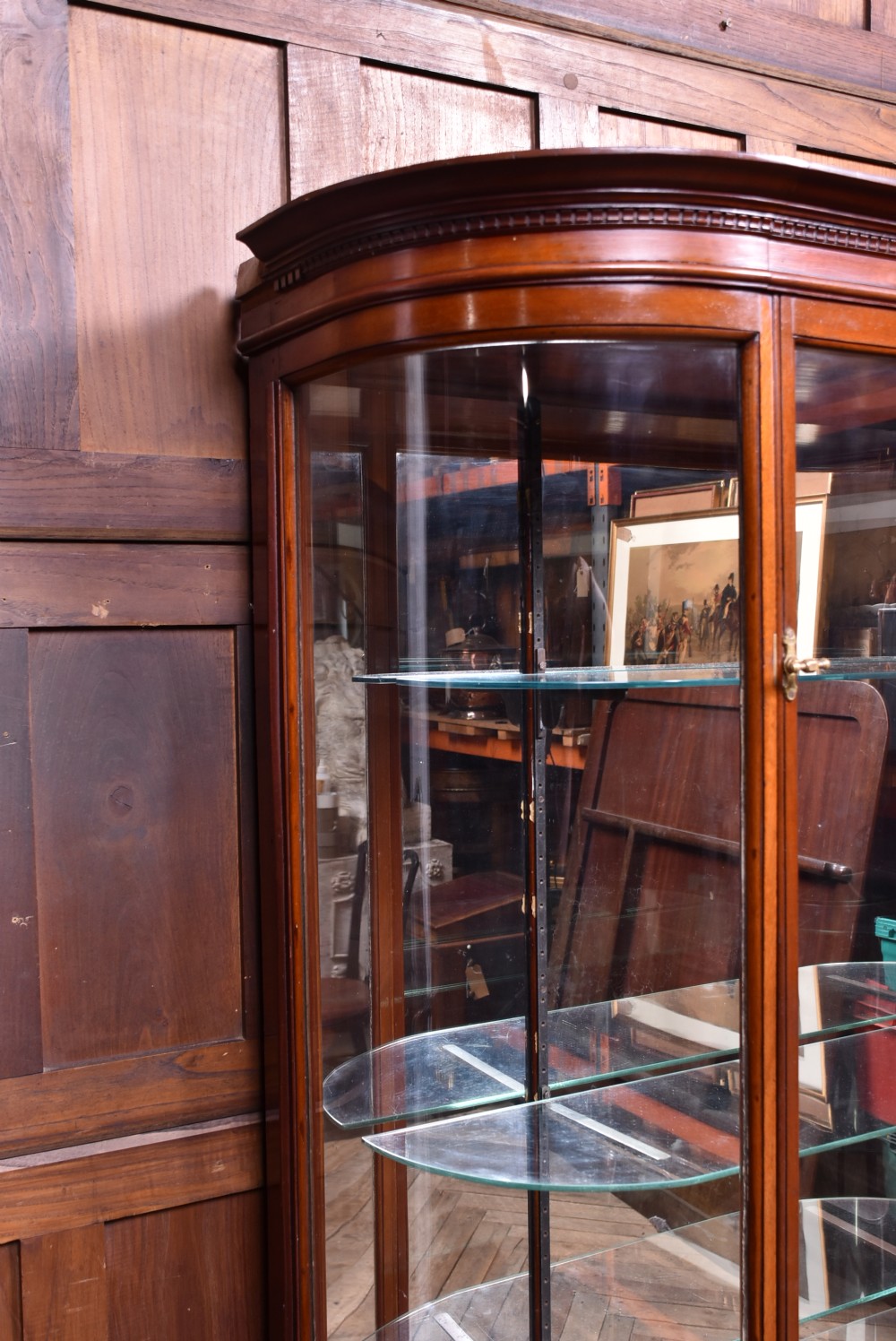 Edwardian Mahogany Display Cabinet View XIV