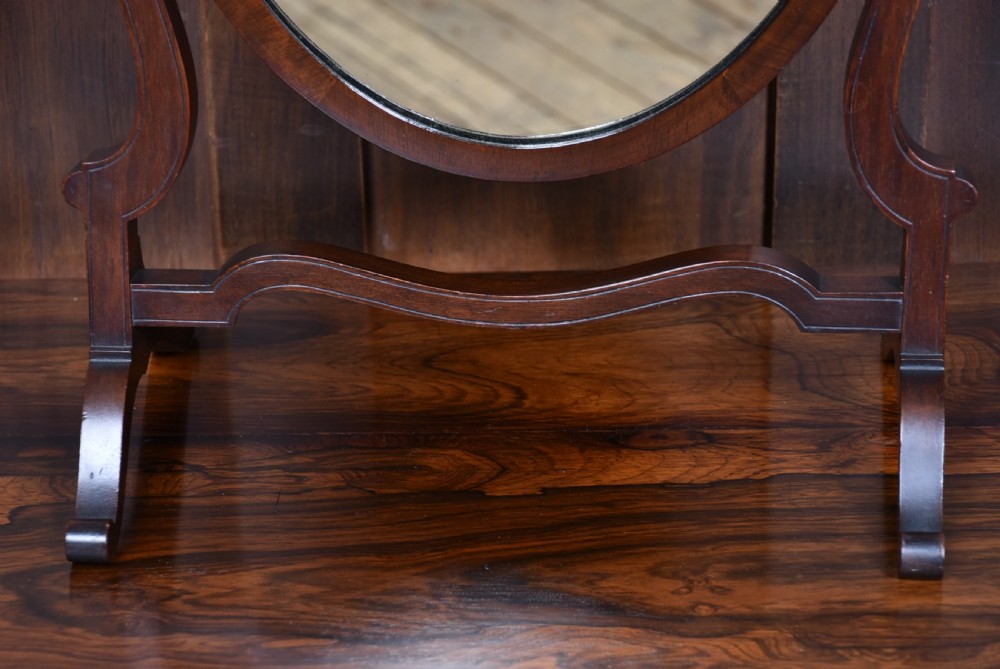 Edwardian Oval Dressing Table Mirror View III