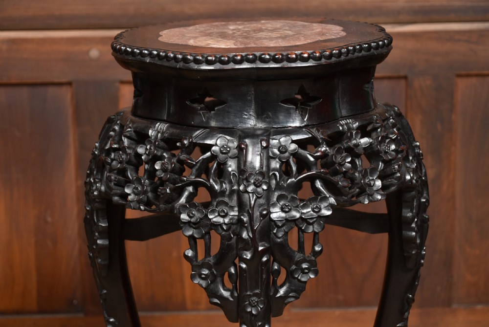Pair of Chinese Plant Stands View II
