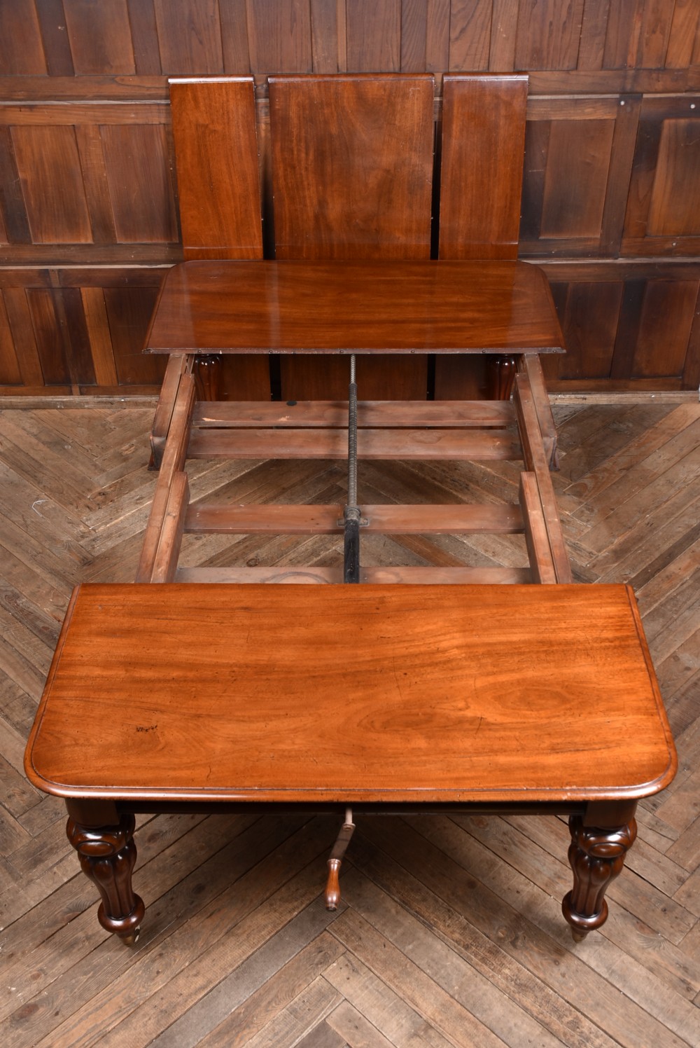 Victorian Mahogany Wind-Out Table View IX