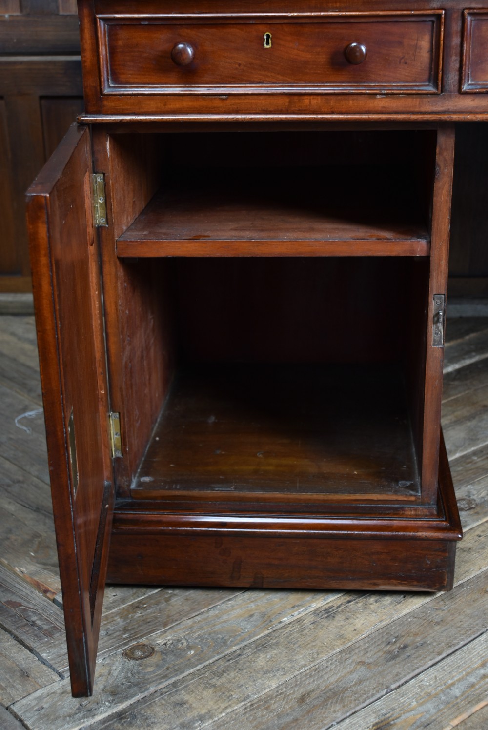 Victorian Mahogany Partners Desk View XVI