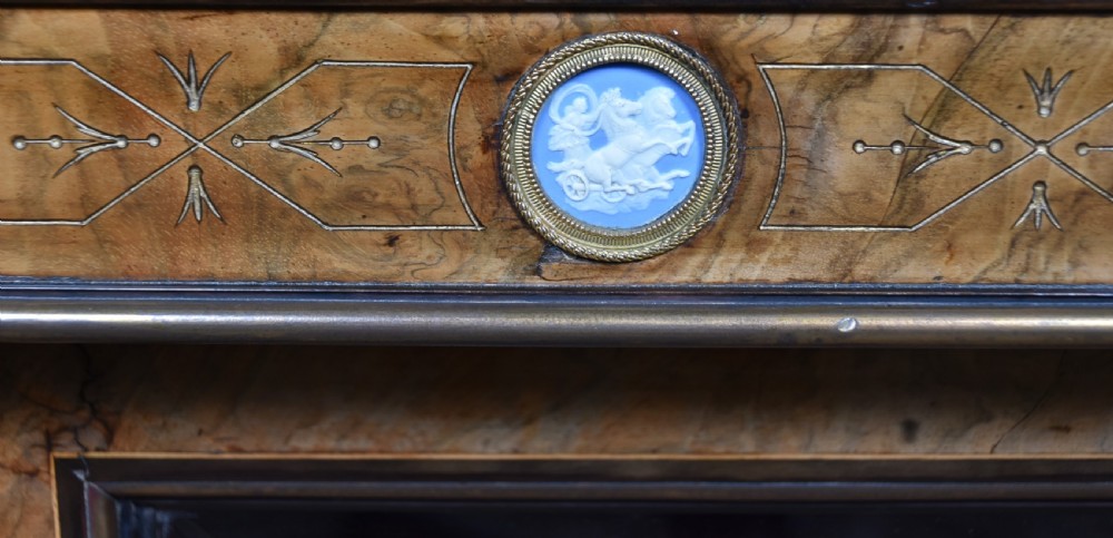 Victorian Walnut Display Cabinet View VI