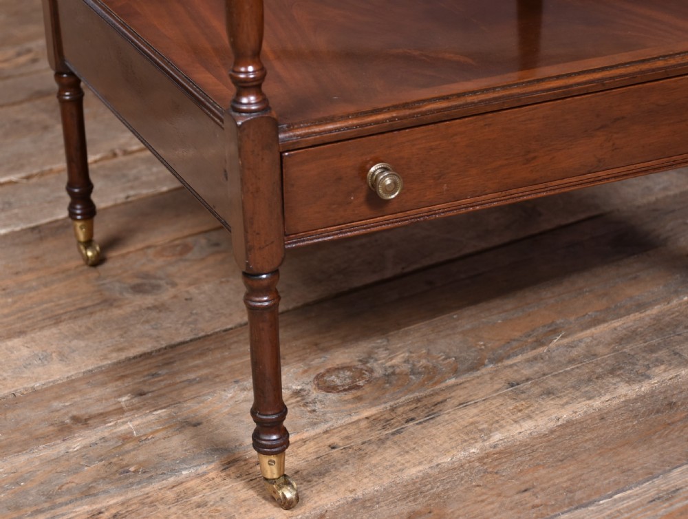 Pair of Edwardian Mahogany Side Tables View II