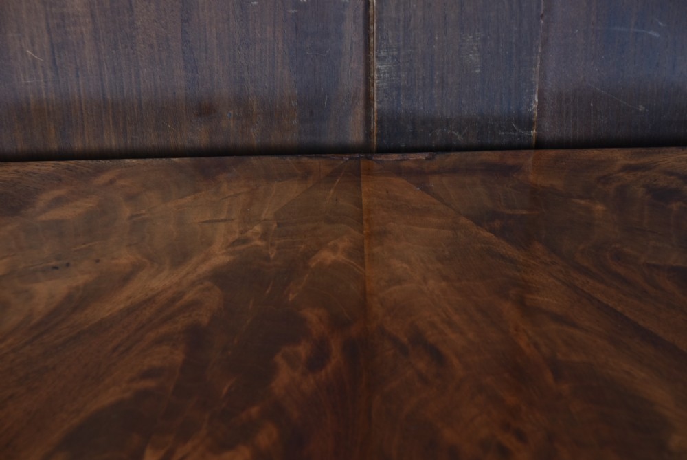 Edwardian Mahogany Demi Lune Console Table View VI
