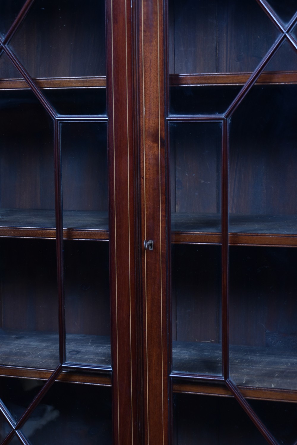 Edwardian Break-Front Bookcase View IV