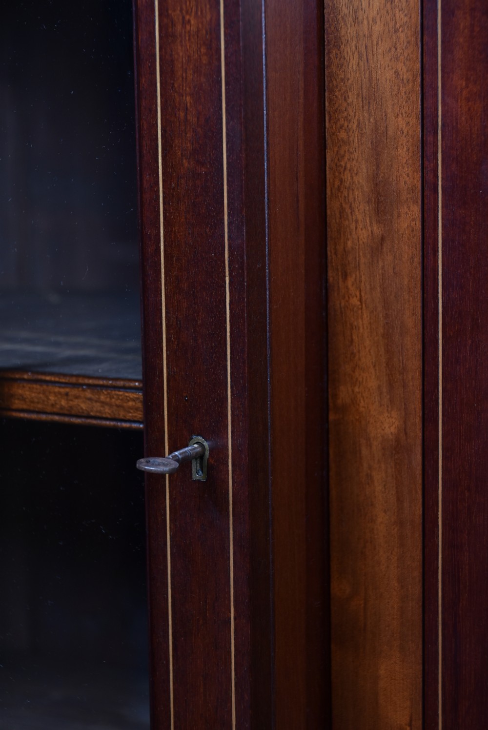 Edwardian Break-Front Bookcase View IX