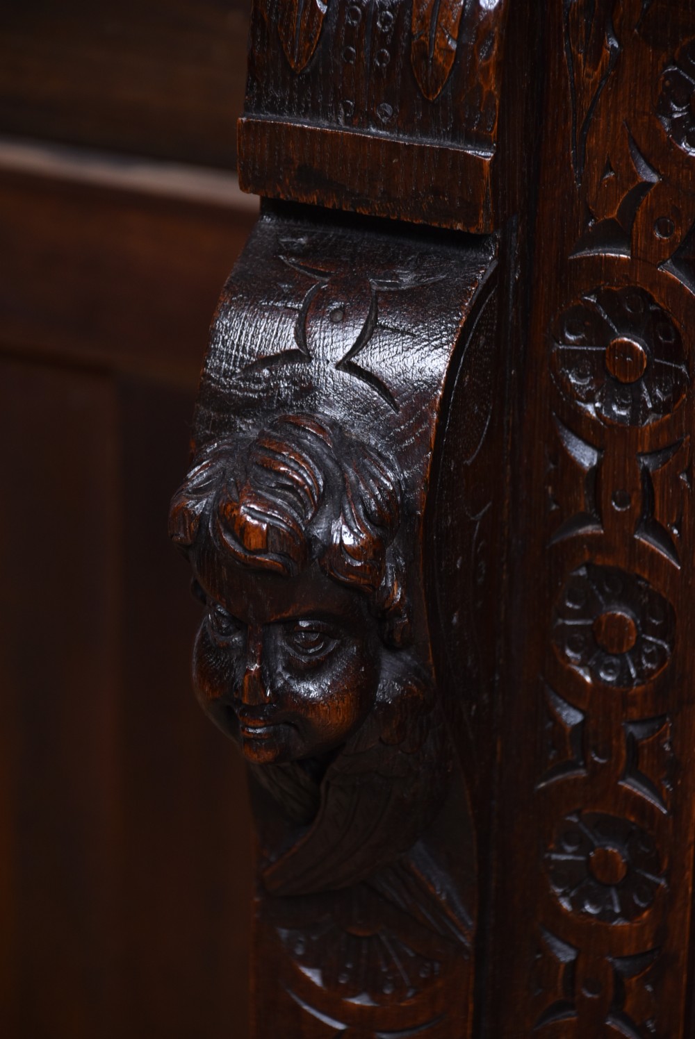 Victorian Oak Cabinet View VII