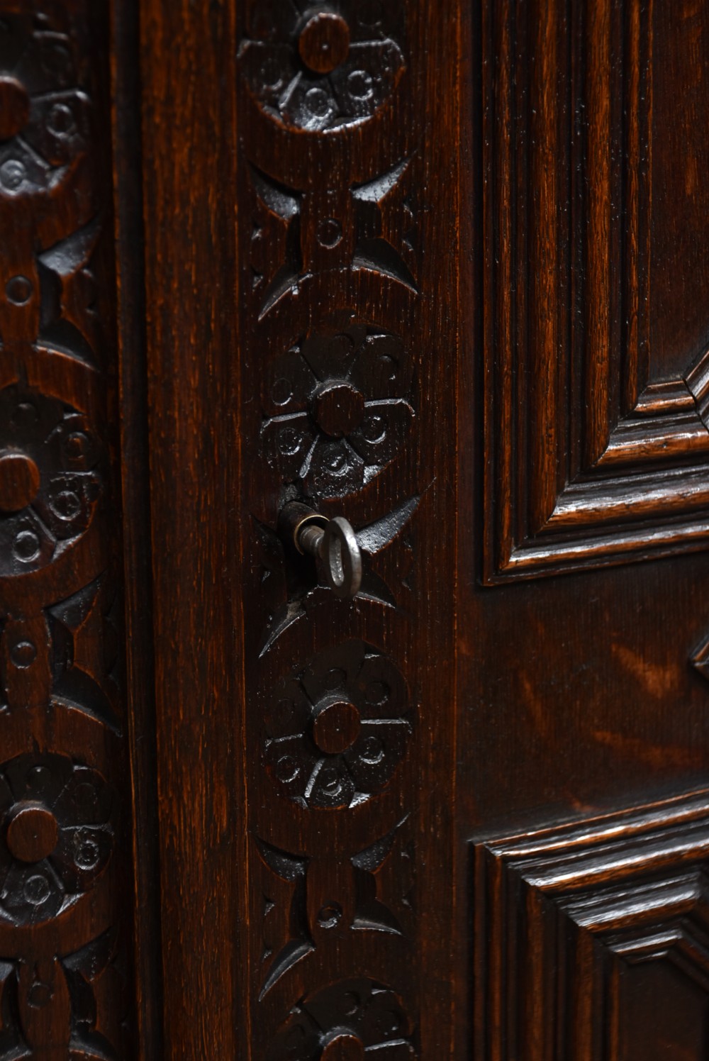 Victorian Oak Cabinet View XI