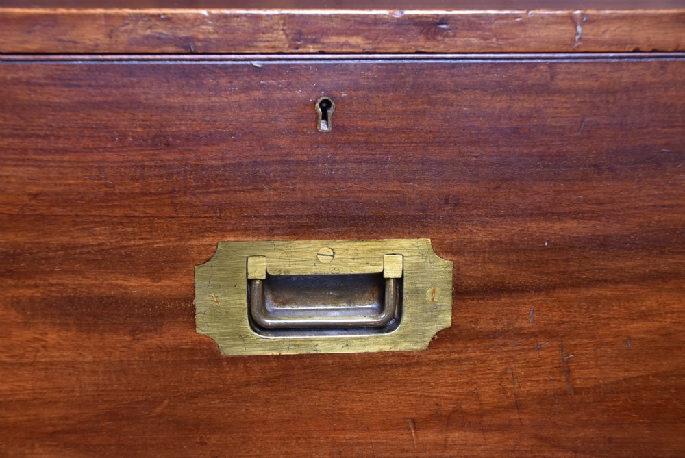 Mahogany Campaign Chest of Drawers View III