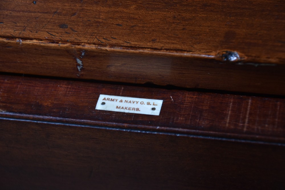 Mahogany Campaign Chest of Drawers View V
