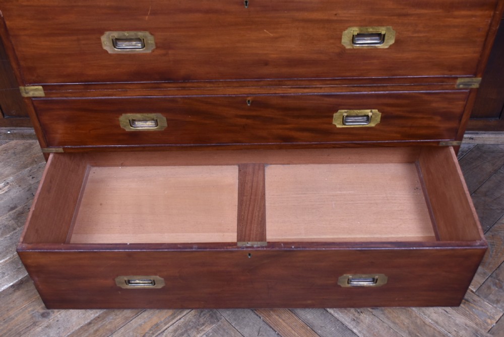 Mahogany Campaign Chest of Drawers View VII