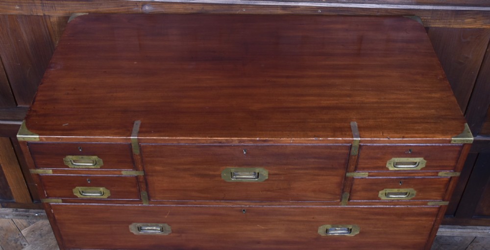 Mahogany Campaign Chest of Drawers View IX