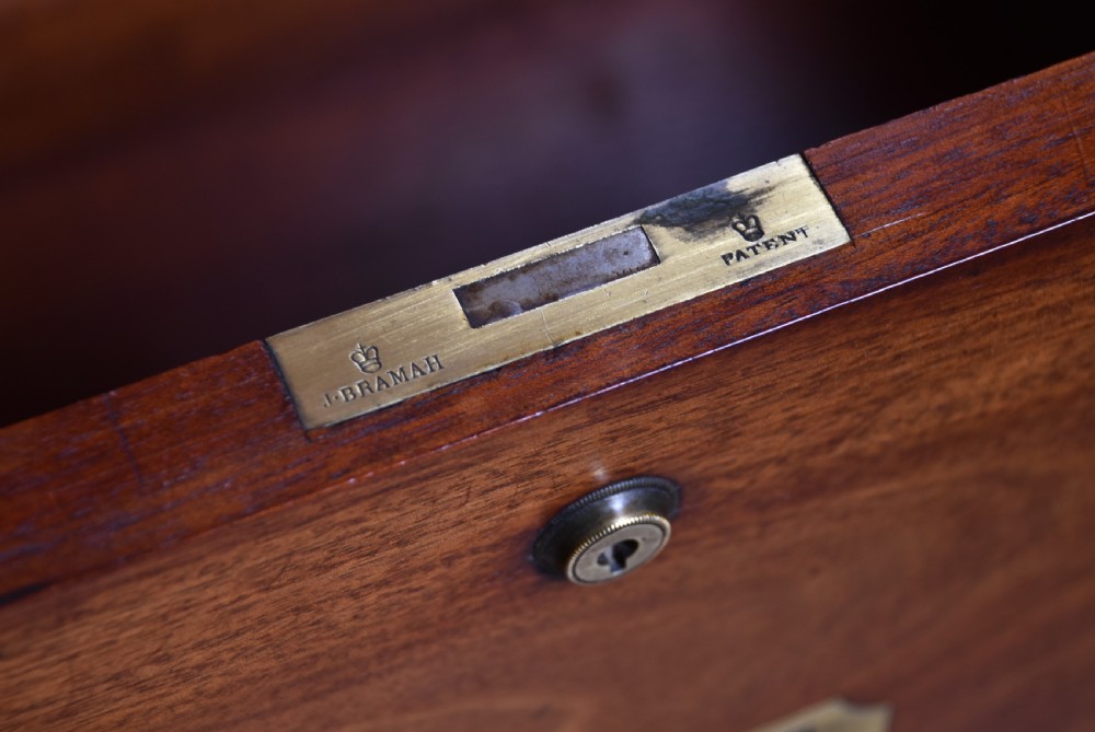 Mahogany Secretaire Campaign Chest View VIII