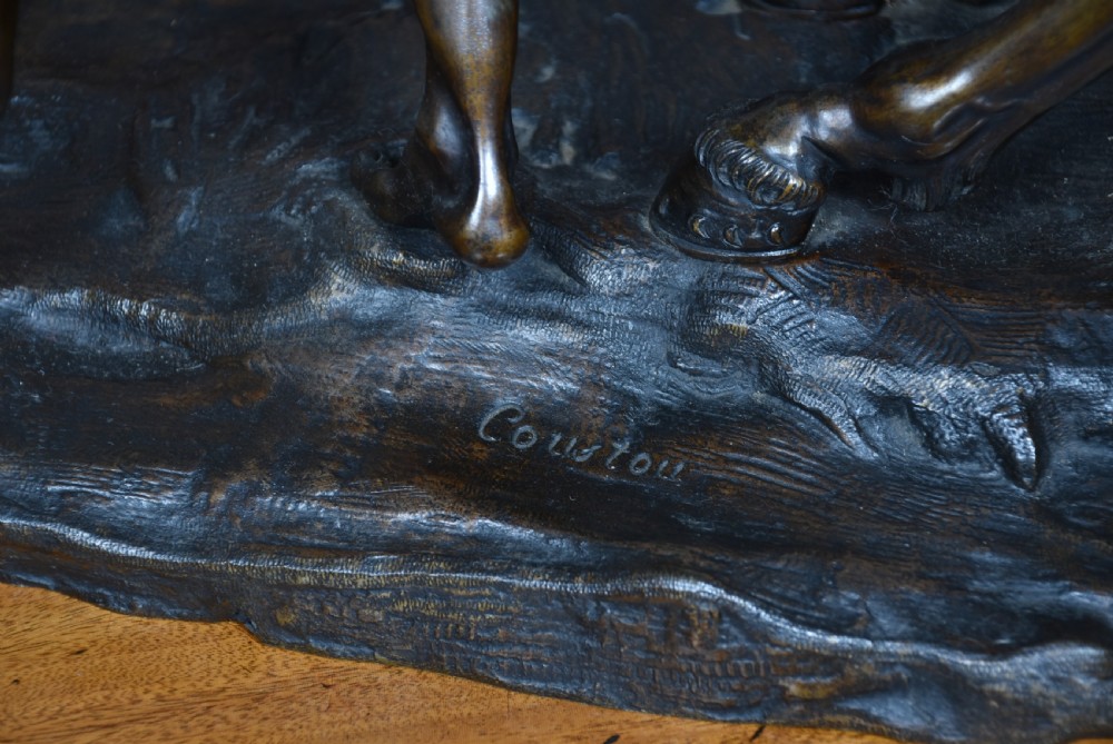 Pair of Bronze Marly Horses, after Guillaume Coustou View XII