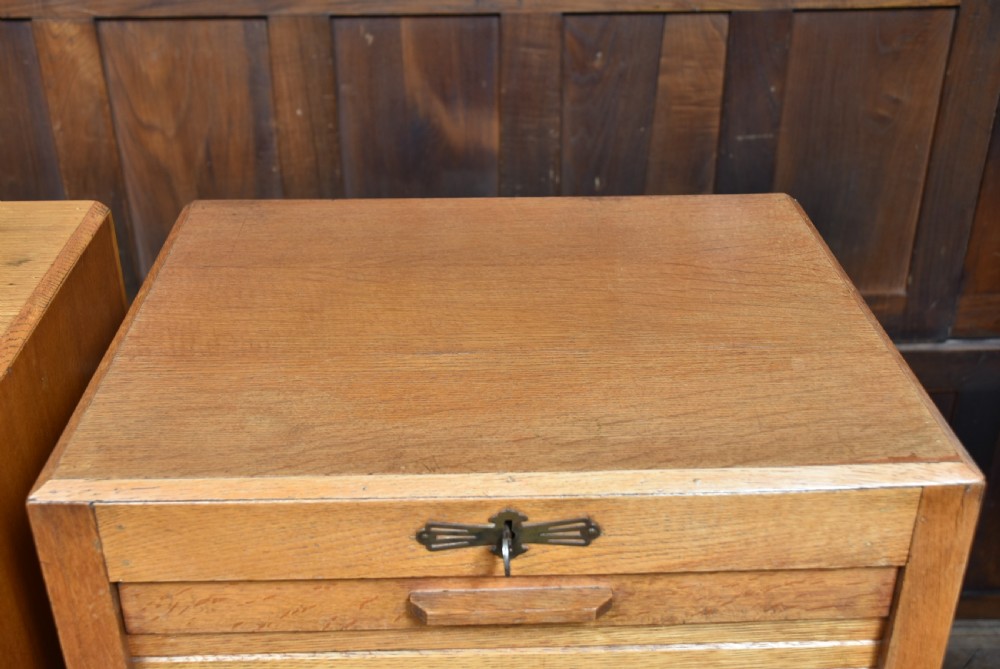 Pair of Tambour Front Filing Cabinets View VIII