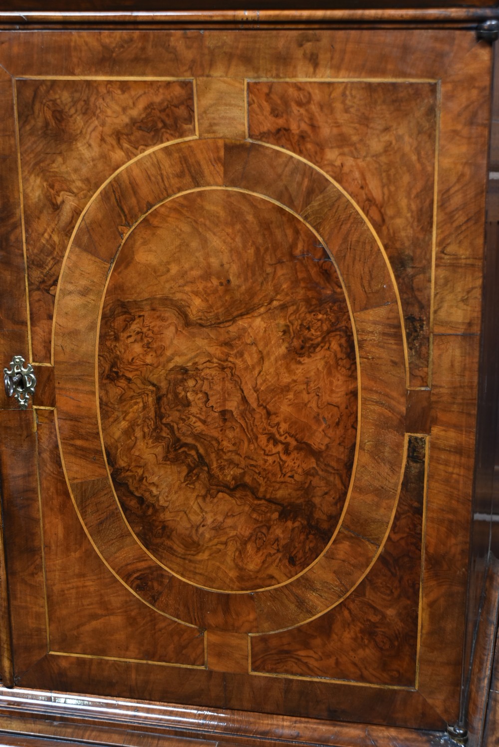 William and Mary Walnut Cabinet on Stand View III