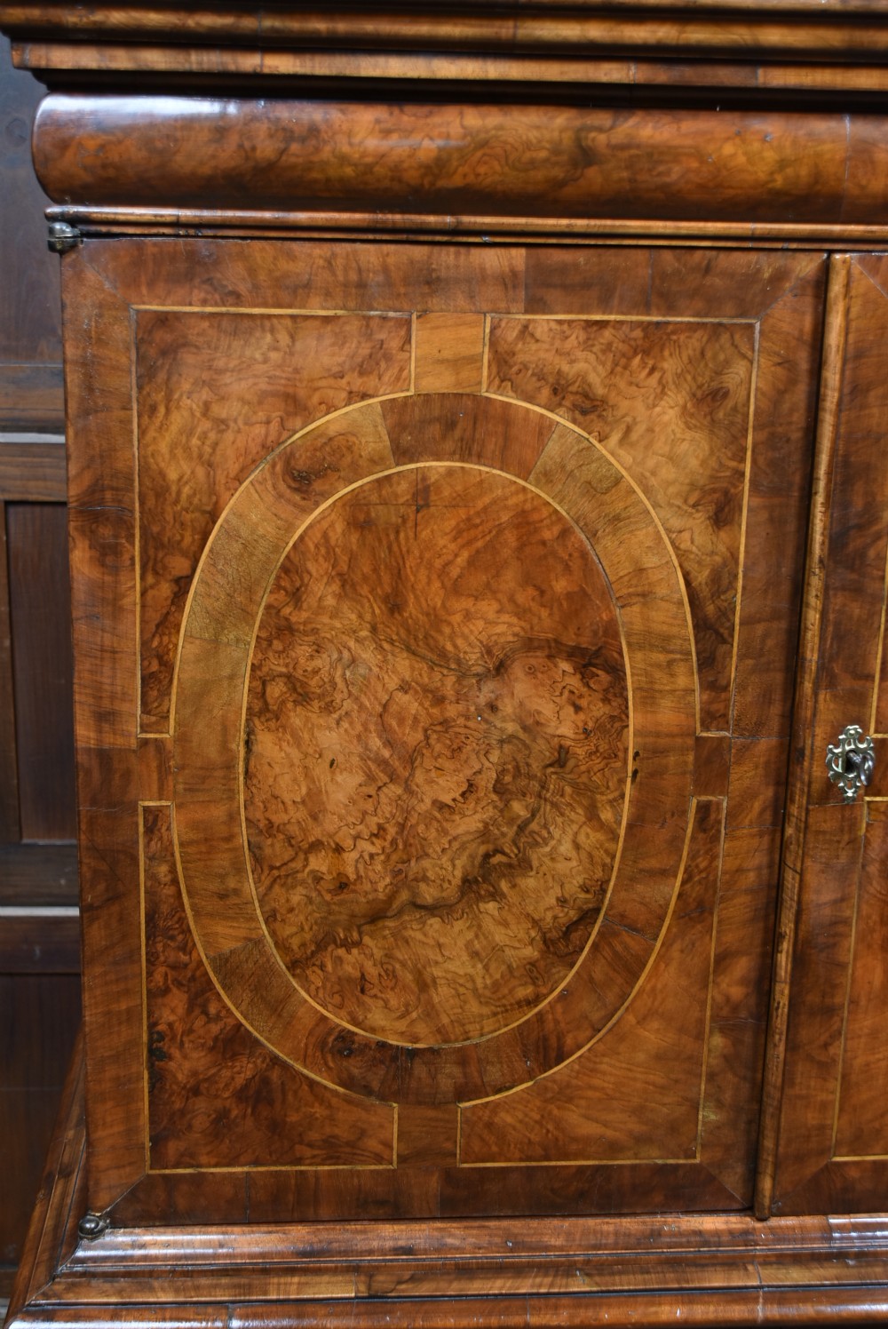 William and Mary Walnut Cabinet on Stand View IV