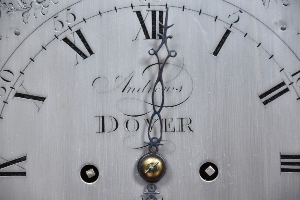 Mahogany Bracket Clock by Thomas Andrews of Dover View VII
