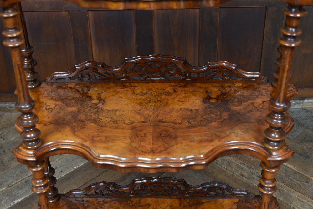 Victorian Walnut Whatnot View VII