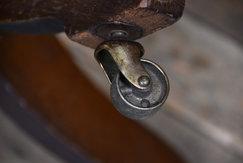 Edwardian Mahogany Swivel Desk Chair View XII