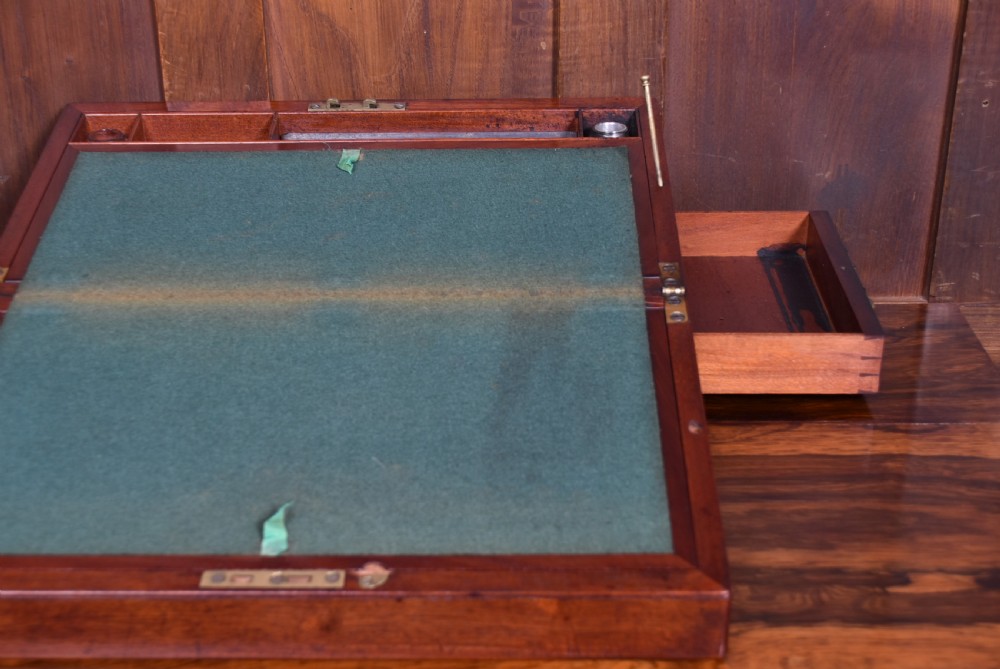 Victorian Mahogany Writing Slope View XIII