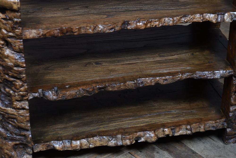 Japanese Burr Elm Bookshelf View IV