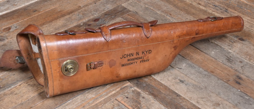 Leg-of-Mutton Leather Gun Case View IX