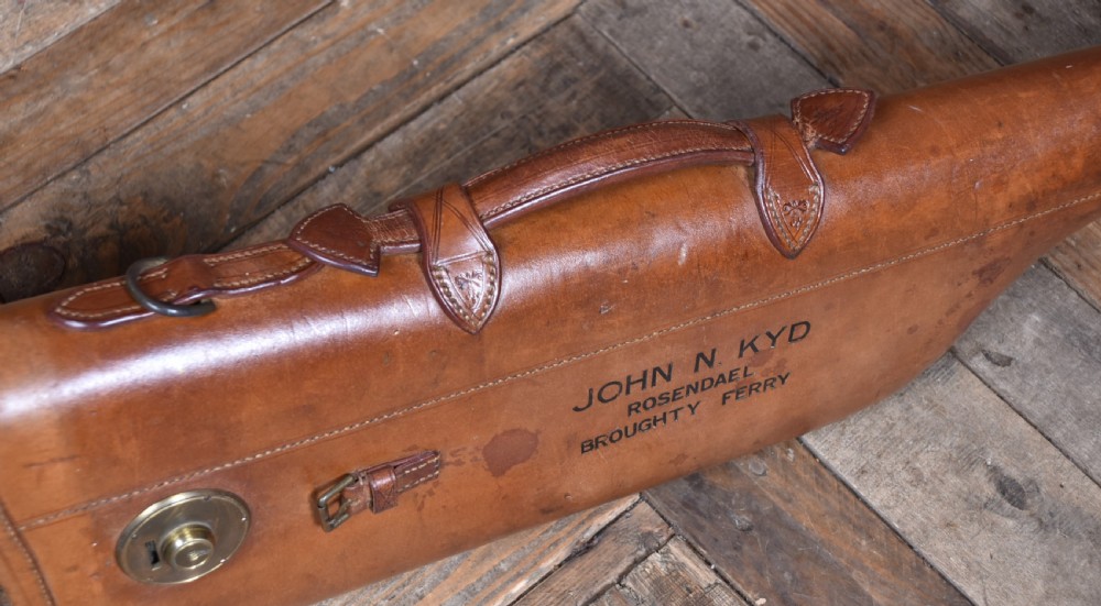 Leg-of-Mutton Leather Gun Case View X