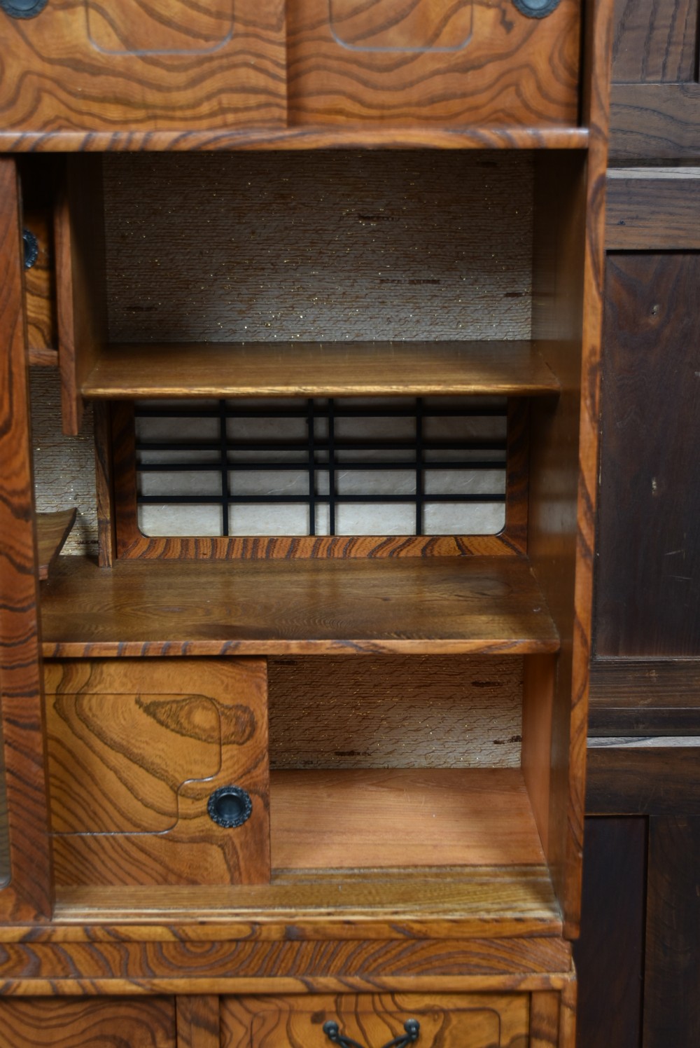 Japanese cha-tansu (tea cabinet) View VIII