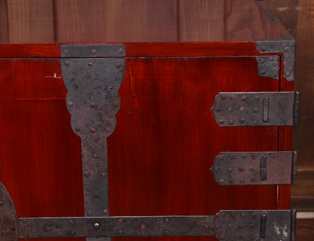 Japanese  Keyaki Tansu Chest View III