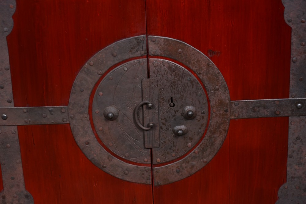 Japanese  Keyaki Tansu Chest View IV