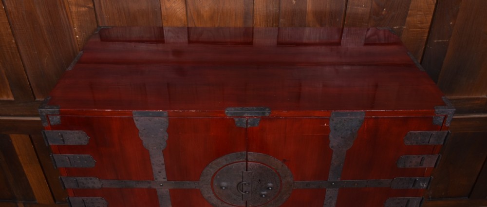 Japanese  Keyaki Tansu Chest View VII