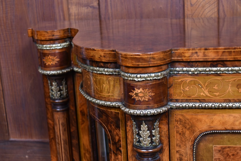 Victorian Walnut Credenza View V