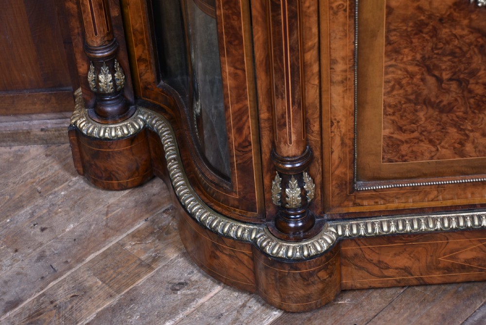 Victorian Walnut Credenza View VI