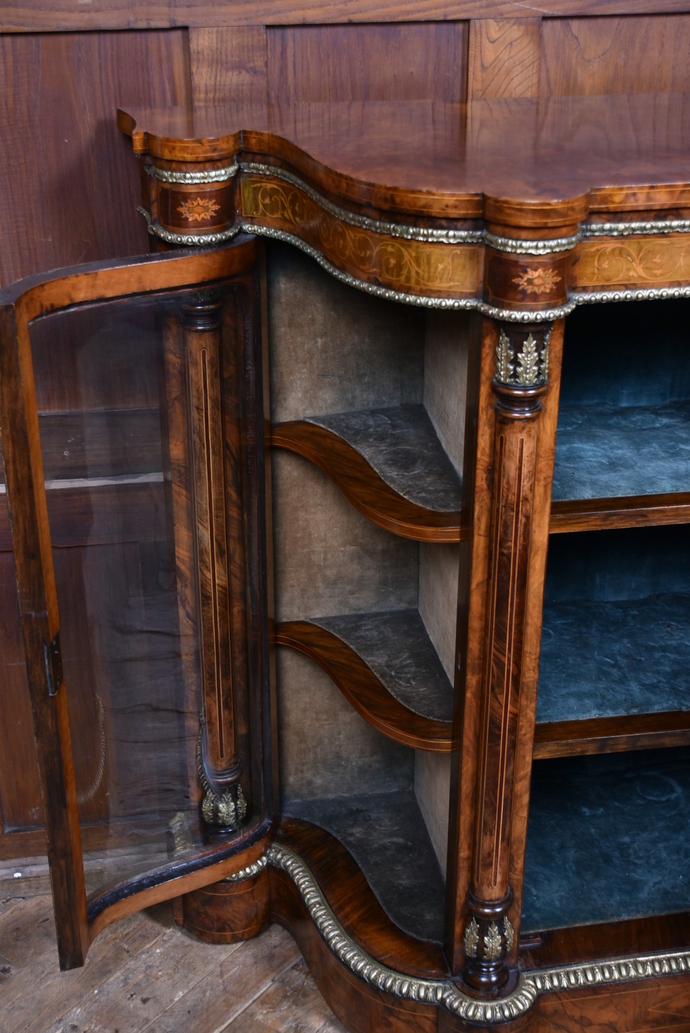 Victorian Walnut Credenza View XI